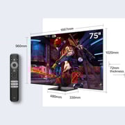 TCL 75C745 4K QLED Smart Television 75inch