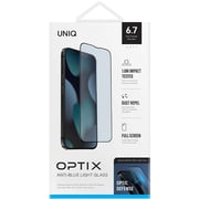 Uniq AntiBlue Glass Protector Black iPhone 13/13 Pro