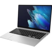 لابتوب سامسونج جالاكسي بوك بمعالج إنتل كور i5-1135G7 الجيل 11 بشاشة FHD مقاس 15.6 بوصة وذاكرة SSD سعة 256GB ورام 8GB وبطاقة رسوميات إنتل آيريس Xe مشتركة ونظام ويندوز 10 برو ولوحة مفاتيح إنجليزية وبلون فضي - إصدار دولي [NP750XDA-KD1US]