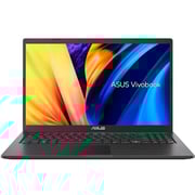 Asus Vivobook 15 (2020) Laptop - 11th Gen / Intel Core i3-1115G4 / 15.6inch FHD / 256GB SSD / 8GB RAM / Intel UHD Graphics / Windows 11 Home / English & Arabic Keyboard / Black / Middle East Version - [X1500EA-EJ2365W]
