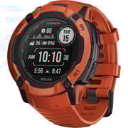 Garmin 010-02805-01 Instinct 2X Solar Smartwatch Flame Red