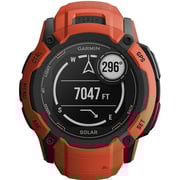 Garmin 010-02805-01 Instinct 2X Solar Smartwatch Flame Red