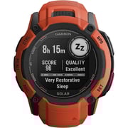 Garmin 010-02805-01 Instinct 2X Solar Smartwatch Flame Red