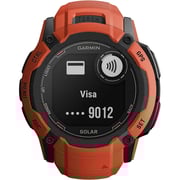 Garmin 010-02805-01 Instinct 2X Solar Smartwatch Flame Red