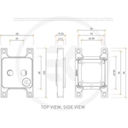 EKWB EK-Quantum Magnitude D-RGB-AM5 Water Block Silver