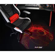 Florpad Fury Gamer Red Floor Mat