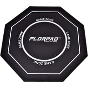 Florpad Gamer Black Floor Mat 114*114 cm