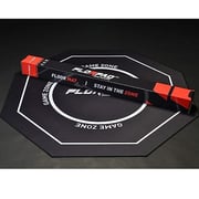 Florpad Gamer Black Floor Mat 114*114 cm