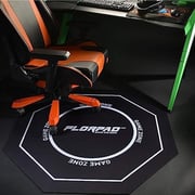 Florpad Gamer Black Floor Mat 114*114 cm