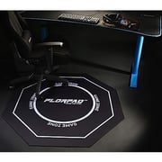 Florpad Gamer Black Floor Mat 114*114 cm