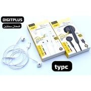 Digitplus DP-B019 Wired In Ear Headset White