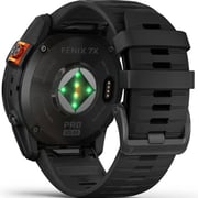 Garmin Fenix 7X Pro Solar Edition Slate Gray Stainless Steel with Black Band Smartwatch 51mm 010-02778-01