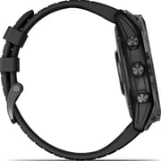 Garmin Fenix 7X Pro Solar Edition Slate Gray Stainless Steel with Black Band Smartwatch 51mm 010-02778-01