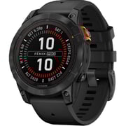 Garmin Fenix 7 Pro Solar Edition Slate Gray Stainless Steel with Black Band Smartwatch 47mm 010-02777-01