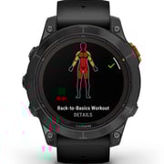 Garmin Fenix 7 Pro Solar Edition Slate Gray Stainless Steel with Black Band Smartwatch 47mm 010-02777-01