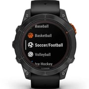 Garmin Fenix 7 Pro Solar Edition Slate Gray Stainless Steel with Black Band Smartwatch 47mm 010-02777-01