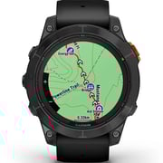 Garmin Fenix 7 Pro Solar Edition Slate Gray Stainless Steel with Black Band Smartwatch 47mm 010-02777-01