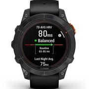 Garmin Fenix 7 Pro Solar Edition Slate Gray Stainless Steel with Black Band Smartwatch 47mm 010-02777-01