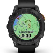 Garmin Fenix 7 Pro Solar Edition Slate Gray Stainless Steel with Black Band Smartwatch 47mm 010-02777-01