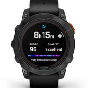 Garmin Fenix 7 Pro Solar Edition Slate Gray Stainless Steel with Black Band Smartwatch 47mm 010-02777-01