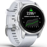 Garmin Epix Pro Gen 2 Standard Edition Silver With Whitestone Band Smartwatch 42mm 010-02802-01