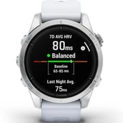 Garmin Epix Pro Gen 2 Standard Edition Silver With Whitestone Band Smartwatch 42mm 010-02802-01