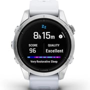 Garmin Epix Pro Gen 2 Standard Edition Silver With Whitestone Band Smartwatch 42mm 010-02802-01