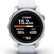 Garmin Epix Pro Gen 2 Standard Edition Silver With Whitestone Band Smartwatch 42mm 010-02802-01