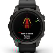 Garmin Epix Pro Gen 2 Sapphire Edition Carbon Grey DLC Titanium With Black Band Smartwatch 42mm 010-02802-15