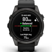 Garmin Epix Pro Gen 2 Sapphire Edition Carbon Grey DLC Titanium With Black Band Smartwatch 42mm 010-02802-15