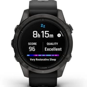 Garmin Epix Pro Gen 2 Sapphire Edition Carbon Grey DLC Titanium With Black Band Smartwatch 42mm 010-02802-15