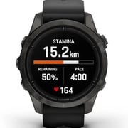 Garmin Epix Pro Gen 2 Sapphire Edition Carbon Grey DLC Titanium With Black Band Smartwatch 42mm 010-02802-15
