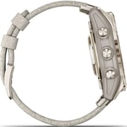 Garmin Epix Pro Gen 2 Sapphire Edition Soft Gold With Cream Heathered Nylon Band Smartwatch 42mm 010-02802-20