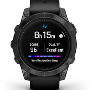 Garmin Epix Pro Gen 2 Standard Edition Slate Grey With Black Band Smartwatch 47mm 010-02803-01