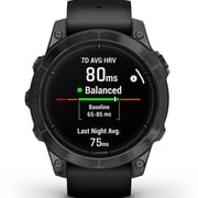 Garmin Epix Pro Gen 2 Sapphire Edition Carbon Grey DLC Titanium With Black Band Smartwatch 47mm 010-02803-11