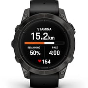 Garmin Epix Pro Gen 2 Sapphire Edition Carbon Grey DLC Titanium With Black Band Smartwatch 47mm 010-02803-11