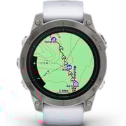 Garmin Epix Pro Gen 2 Sapphire Edition Titanium With Whitestone Band Smartwatch 47mm 010-02803-21