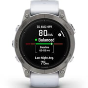 Garmin Epix Pro Gen 2 Sapphire Edition Titanium With Whitestone Band Smartwatch 47mm 010-02803-21