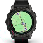 Garmin Epix Pro Gen 2 Sapphire Edition Carbon Grey DLC Titanium With Black Leather Band Smartwatch 47mm 010-02803-30