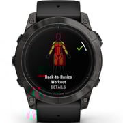 Garmin Epix Pro Gen 2 Sapphire Edition Carbon Grey DLC Titanium With Black Band Smartwatch 51mm 010-02804-01
