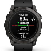 Garmin Epix Pro Gen 2 Sapphire Edition Carbon Grey DLC Titanium With Black Band Smartwatch 51mm 010-02804-01