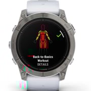 Garmin Epix Pro Gen 2 Sapphire Edition Titanium With Whitestone Band Smartwatch 51mm 010-02804-11