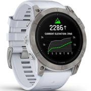 Garmin Epix Pro Gen 2 Sapphire Edition Titanium With Whitestone Band Smartwatch 51mm 010-02804-11