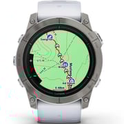 Garmin Epix Pro Gen 2 Sapphire Edition Titanium With Whitestone Band Smartwatch 51mm 010-02804-11