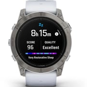 Garmin Epix Pro Gen 2 Sapphire Edition Titanium With Whitestone Band Smartwatch 51mm 010-02804-11