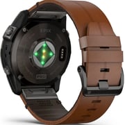 Garmin Epix Pro Gen 2  Sapphire Edition Carbon Grey DLC Titanium With Chestnut Leather Band Smartwatch 51mm 010-02804-30
