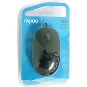 Tucano Laptop Backpack Grey 16inch Laptops + Rapoo N200 Optical Mouse Black