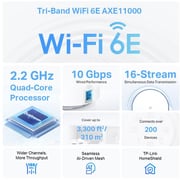 TPLink DecoXE200 AXE11000 + Deco X50 Outdoor WiFi System