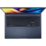 Asus Vivobook 16X (2021) Laptop - AMD Ryzen 5-5600H / 16inch WUXGA / 512GB SSD / 8GB RAM / Shared AMD Radeon Graphics / Windows 11 Home / English & Arabic Keyboard / Blue / Middle East Version - [M1603QA-MB079W]