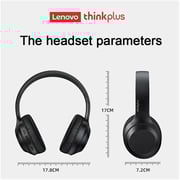 Lenovo Thinkplus TH10 Wireless On Ear Headset Black